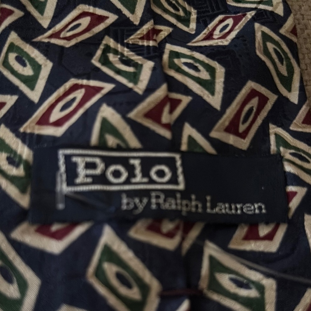 Geometric Patterned Men's Tie - Picture 2 of 6